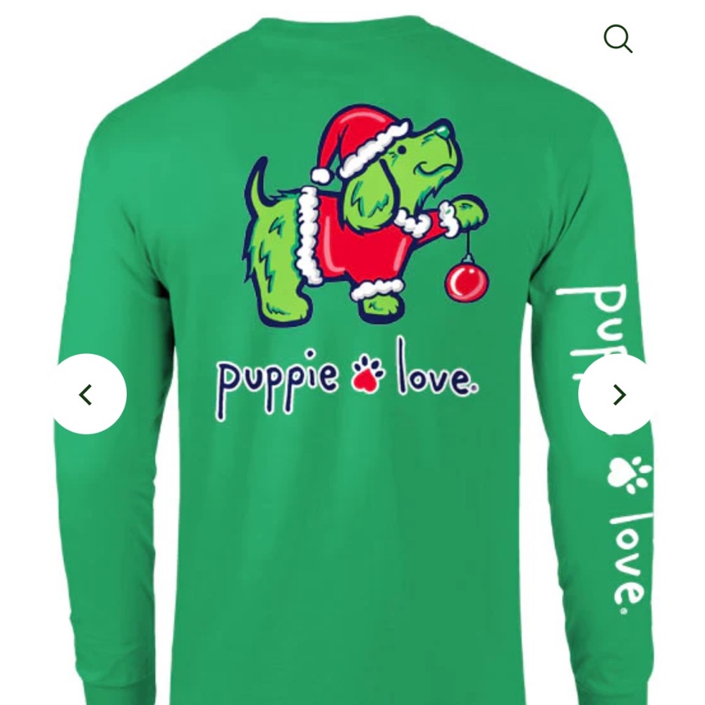 Puppie Love Grinch long sleeve adult